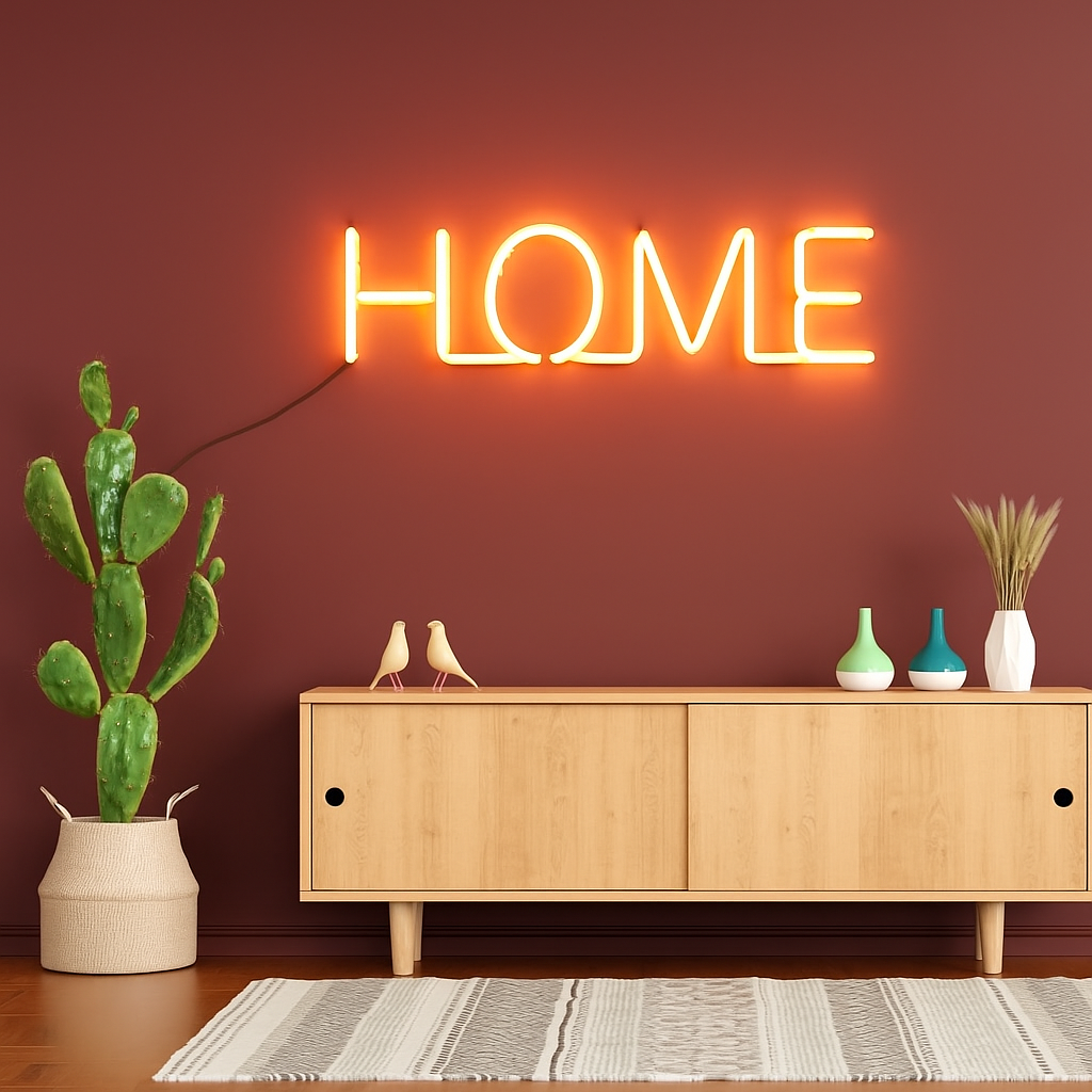 Décoration murale : les éclairages néon révèlent votre style